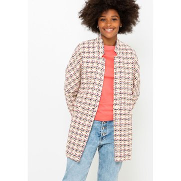 Manteau femme CAMAIEU | La Redoute Manteau droit Camaieu | La Redoute
