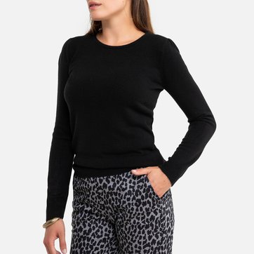 Pullover mit rundem Ausschnitt, Feinstrick ANNE WEYBURN