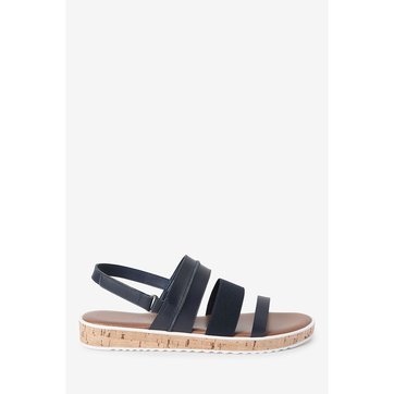 sandales compensées liege femme