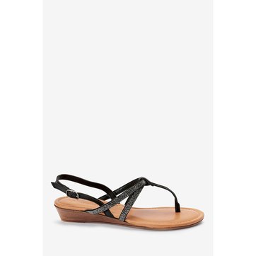 sandales entredoigts en cuir
