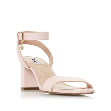 sandale a talon rose pale