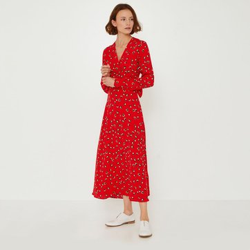 robe blanche coeur rouge