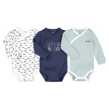 3er-Pack Bodys, Frühgeborene - 2 Jahre LA REDOUTE COLLECTIONS