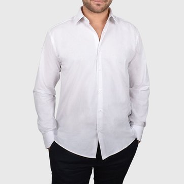 Chemise blanche grande taille homme