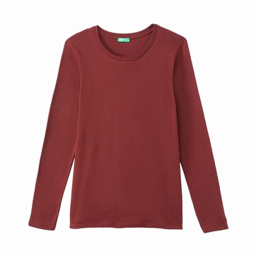 Camisola de gola redonda, mangas compridas BENETTON