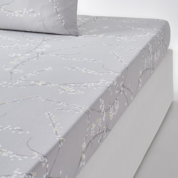 Fixleintuch Natsumi, Baumwoll-Satin LA REDOUTE INTERIEURS