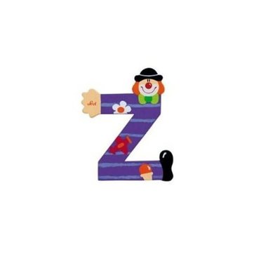 Petit Jour Lettre clown en bois G