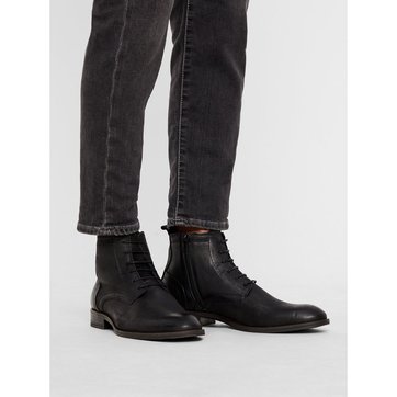 botte homme lacet