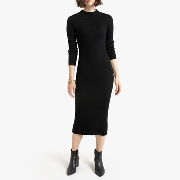 Vestido jersey largo, con cuello alto LA REDOUTE COLLECTIONS