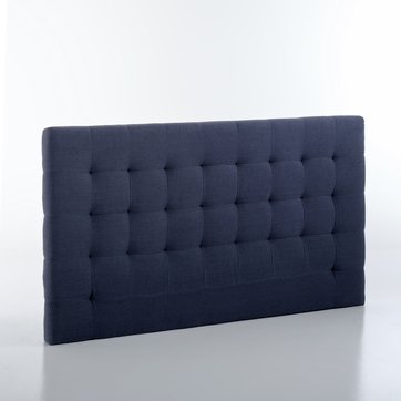 Cabecera de cama capitonada de lino lavado, Selve H100 cm AM.PM