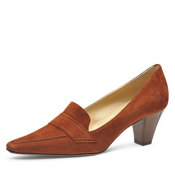 escarpin cognac homme