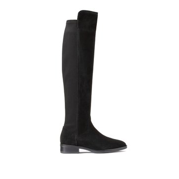 ladies leather knee high boots uk