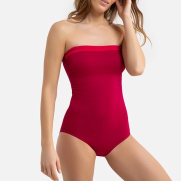 Maillot De Bain 1 Piece Rouge La Redoute