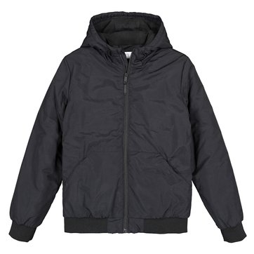 Blusão com capuz com forro polar, 10-18 anos Blusão com capuz com forro polar, 10-18 anos LA REDOUTE COLLECTIONS