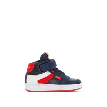 Sapatilhas de cano subido, em pele, Bilbon BB Mid KICKERS