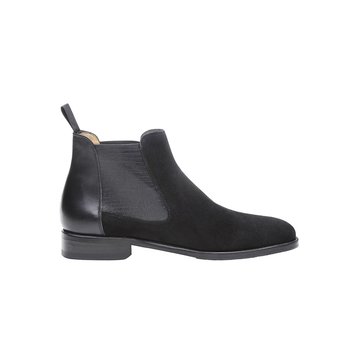 bottines noires pointues homme