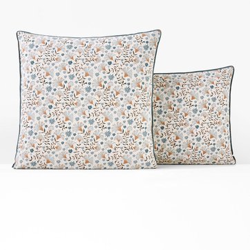 Achat Taie d'oreiller 50x70 avec volant Percale Lake pas cher Achat Taie d'oreiller 50x70 avec volant Percale Lake pas cher