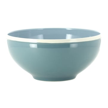 Saladier Design Flower 24cm Bleu - Grès - Paris Prix - Parfait Pour Salades Ou Présentation