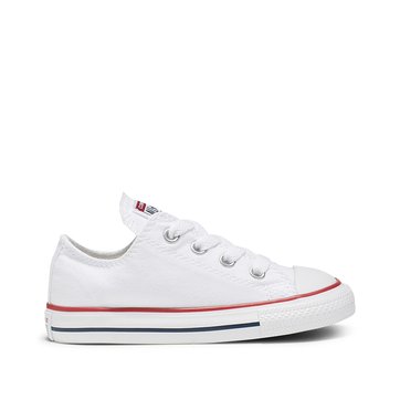 converse white & red all star 2v trainers toddler