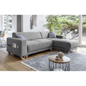 Canape D Angle Convertible Gris La Redoute