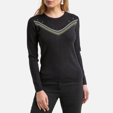 Pullover mit rundem Ausschnitt, Feinstrick ANNE WEYBURN