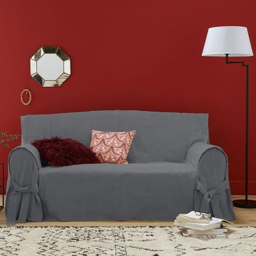 Housse Canape 3 Places Gris La Redoute