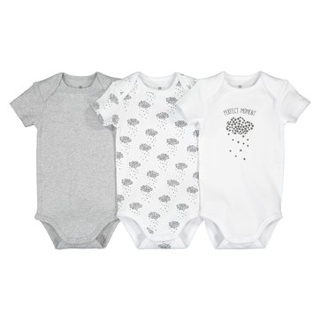 3er-Pack Bodys mit kurzen Ärmeln, 0-3 Jahre LA REDOUTE COLLECTIONS
