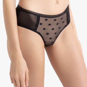 slip transparent pour femme