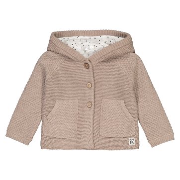 Baby-Strickjacke mit Kapuze und Knopfverschluss, 0-2 Jahre Baby-Strickjacke mit Kapuze und Knopfverschluss, 0-2 Jahre LA REDOUTE COLLECTIONS