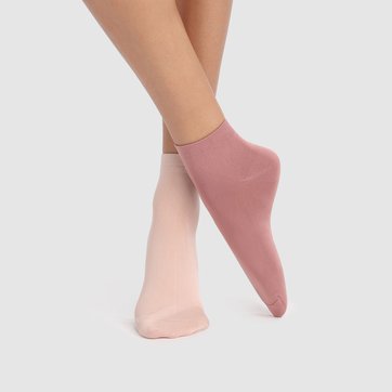 Lote de 2 pares de meias suaves Skin DIM