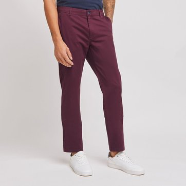 Pantalon Rouge Bordeaux Homme La Redoute