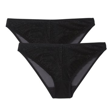 Lote de 2 cuecas em renda e tule LA REDOUTE COLLECTIONS