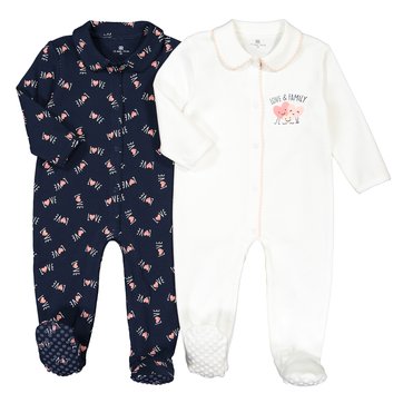 2er-Pack Strampler, Frühgeborene - 2 Jahre LA REDOUTE COLLECTIONS