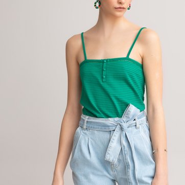 Débardeur à fines bretelles, détails jour échelle LA REDOUTE COLLECTIONS