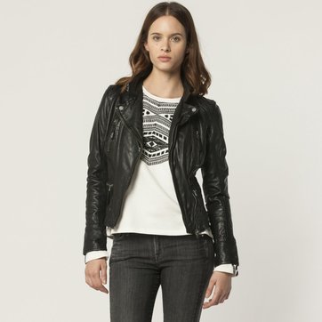 Cazadora estilo perfecto de piel de cordero CAMERA OAKWOOD