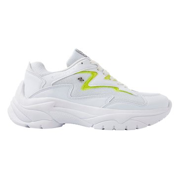 basket jaune fluo femme