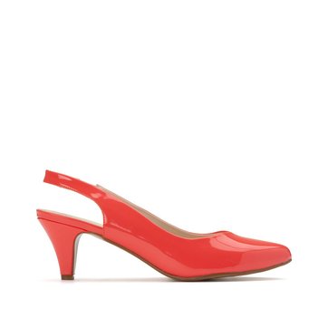 chaussures femme orange talon