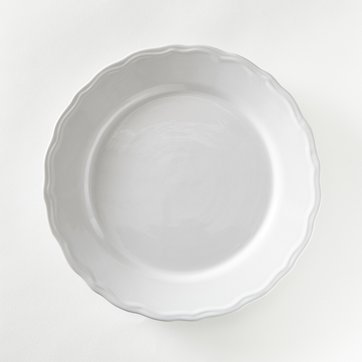 4er-Set flache Teller mit Wellenrand AJILA LA REDOUTE INTERIEURS