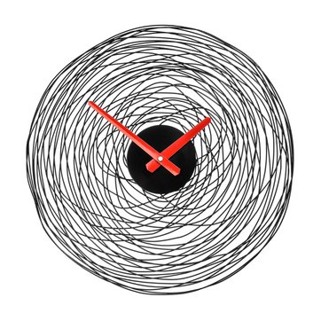 black and white spiral vinyl clock gold black and white spiral vinyl clock gold
