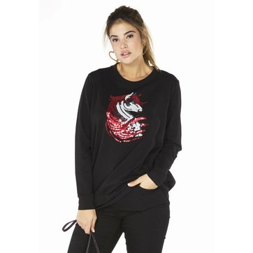 chandail noir femme