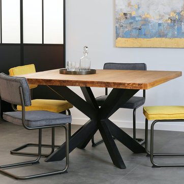 Table Fer Forge Et Bois La Redoute