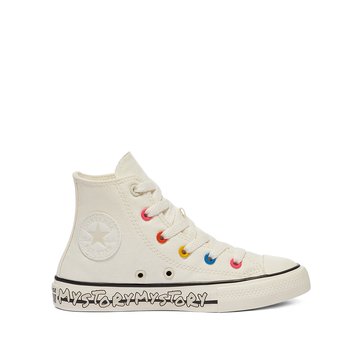 converse blanche femme haute pas cher