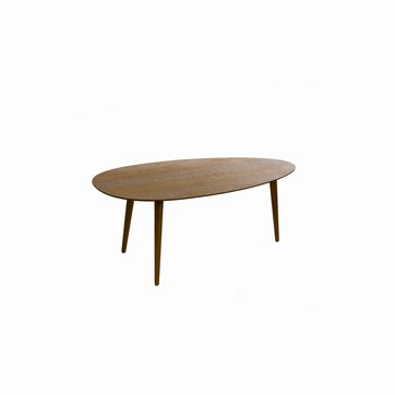 Table basse plaqué noyer/noyer L70 cm, Flashback AM.PM