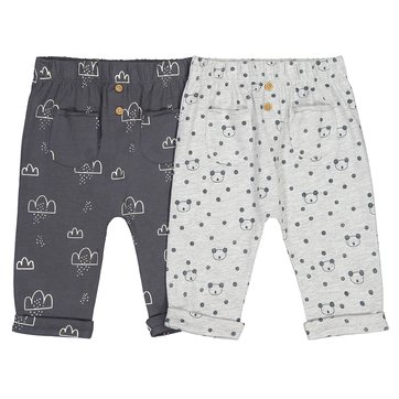 2er-Pack Babyhosen, bedruckt, Bio-Baumwolle, 0 Monate - 2 Jahre 2er-Pack Babyhosen, bedruckt, Bio-Baumwolle, 0 Monate - 2 Jahre LA REDOUTE COLLECTIONS