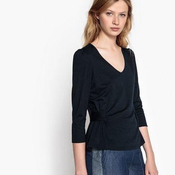 Camisola de mangas compridas, detalhe de lado LA REDOUTE COLLECTIONS