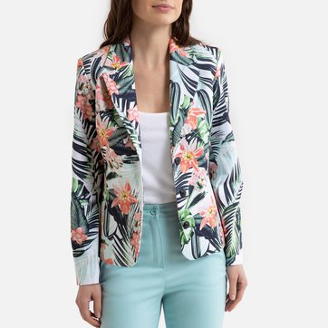 Blazer, taillierte Form, florales Muster Blazer, taillierte Form, florales Muster ANNE WEYBURN