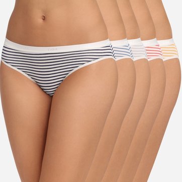 Lot de 5 slips Les pockets coton DIM