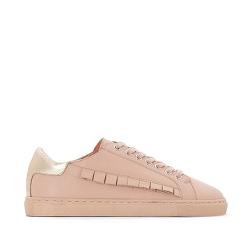 Ledersneakers mit Volantdetails LA REDOUTE COLLECTIONS