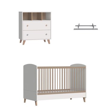 Chambre Bebe Lit Matelas Armoire Commode A Langer En Solde Akiten Retail La Redoute