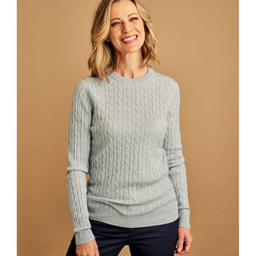 Pull maille torsadee femme | La Redoute Pull maille torsadee femme | La Redoute